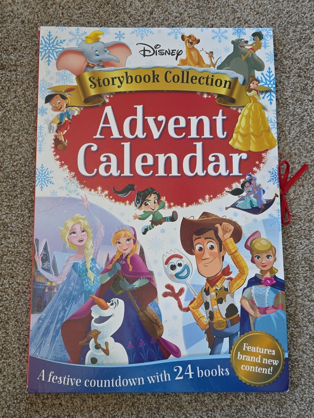 Disney Advent Calendar Storybook Collection with 24 Books